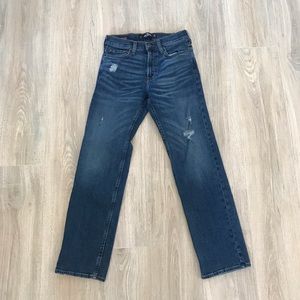 Hollister Classic Straight Jeans Distressed W26 x L30